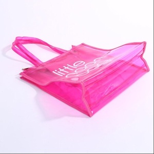 Hot Selling Jelly Transparent Clear Stadium <strong>Bag</strong> <strong>Large</strong> Capacity Colorful Waterproof PVC Plastic Vinyl Candy Tote <strong>Bag</strong> <strong>Cosmetic</strong> <strong>Bag</strong> - Product Image 6