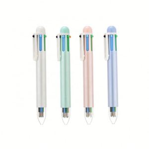Stylos à bille créatifs et simples, couleur macaron, multicolores, 1,0 mm, métalliques, sportifs, à clic, pour la papeterie de bureau et les récompenses étudiantes - Product Image 1