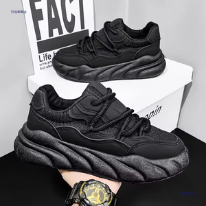 Nouvelles Chaussures Décontractées Plates 2025 pour Jeunes, à Semelles Épaisses, Chaussures de Sport et de Course Tendance, Rehaussantes, pour Hommes, Souples et Robustes, Chaussures de Sécurité - Product Image 3