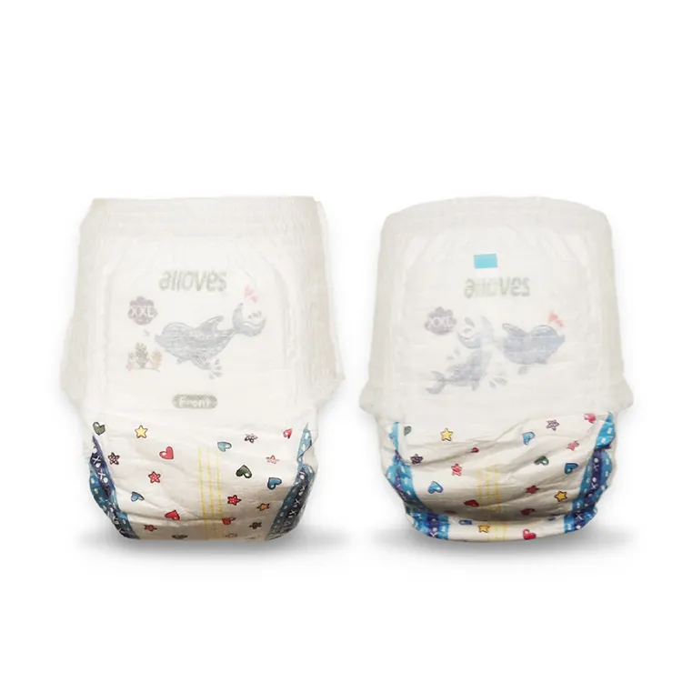 Korean Plus-Size Disposable Diaper Pants for Babies Soft Breathable Absorption