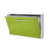 Lit mural horizontal pliable pour appartement, lit simple Murphy, vente chaude