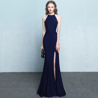 Robe de soirée élégante sirène fendue sans épaules pour femme – Vente en gros