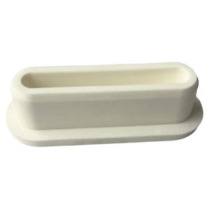 حوض غسيل سيراميك مقاوم للماء ومضاد للروائح من يويكسوان موديل 0010، تصميم بيضاوي طويل مع مخرج فائض وسدادة سيليكون مطاطية صنع في الصين - Product Image 3