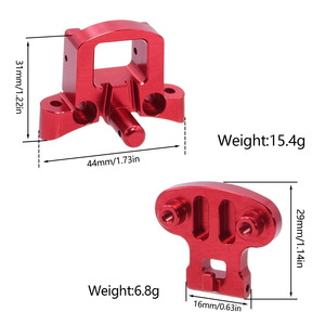 Juego de montaje de guardabarros trasero de aluminio 7075 para LOSI 1:4 <span class=keywords><strong>Promoto</strong></span> MX motocicleta Dirt Bike RTR FXR LOS06000 LOS06002 actualizaciones - Product Image 4