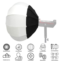 Lanterne Portable 55cm 65cm 85cm Kit d'éclairage de boîte souple vidéo en métal diffuseur Bowen's Mount Softbox pour Studio de photographie