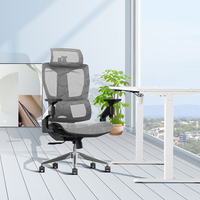 Chaise de bureau de direction ergonomique en maille avec fauteuil inclinable réglable et design moderne de luxe de haute qualité