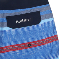 Maillot de bain d'été pour homme Short de bain imperméable à séchage rapide avec poches et taille élastique Short de plage imprimé