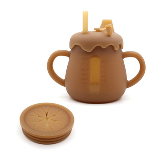 Vaso de Silicona 2 en 1 Personalizado de Fábrica para Bebés, Libre de BPA, Grado Alimenticio, Antiderrames, para Niños de 0 a 12 Meses, para Comida y Merienda - Product Image 3