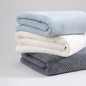 Wholesale 100 Cotton Soft Home Thicken Bath Towels High Quality Quick Dry Double Side Coral Fleece Towel