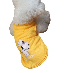 Gilet imprimé chiot de dessin animé mignon pour chats et chiens, motif gaufré en polyester, vêtements de printemps et d'été, couleurs bonbons princesse - Product Image 5