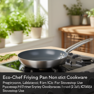Padella antiaderente Eco-Chef da 8 pollici per uso su piano cottura - Product Image 3