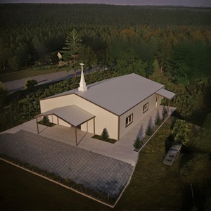 Kit de construction d'église préfabriquée modulaire pour les cultes et les rassemblements communautaires - Product Image 2