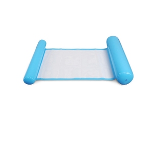 Matelas flottant <span class=keywords><strong>gonflable</strong></span> 2 tubes en PVC pour <span class=keywords><strong>piscine</strong></span>, chaise longue de bain en maille, jouet aquatique d'été pour extérieur - Product Image 2