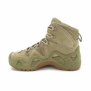 En stock 2024 prix d'usine de gros en gros Combat Jungle bottes tactiques en caoutchouc PU semelle extérieure en daim fendu pour hommes - Product Image 1