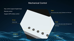 Téléviseur intelligent tout-en-un pliable à grand écran haute résolution de 135 pouces, écran tactile LED P1.56, directement de l'usine - Product Image 3