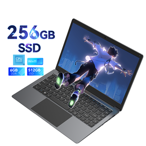 Nueva Laptop de 14.1 Pulgadas con Pantalla 16:9, Celeron N3350 de 2 Núcleos a 1.1GHz, 1366x768 TN, Teclado en Inglés, para Estudiantes, 512GB SSD N3350 P - Product Image 1