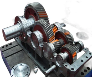 Eje de engranaje grande personalizado Mecanizado CNC Eje de engranaje de acero personalizado Eje de engranaje estriado de alta precisión - Product Image 1