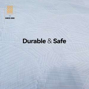 Nouvelle conception Longshow Dream Weaver Housse <span class=keywords><strong>de</strong></span> couette en coton lavé et polyester, écologique, douce, respirante, 3 pièces, texturée, unie - Product Image 5