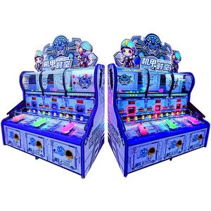 Three-People Coin-Operated Shooting Ball <b>Arcade</b> Game Machine Mecha Space-time Design Blind <b>Box</b> Gift Prize English 1 Year - Product Image 5