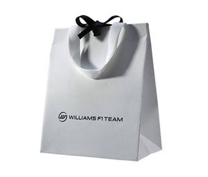 Sacs cadeaux en tissu rose personnalisés de haute qualité, vente en gros, différents types de poignées, matériau en carton - Product Image 3