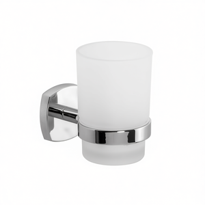 Soporte para cepillos de dientes Starter, cromado, 6,7 x 9,6 x 10,5 cm, accesorio de baño montado en la pared - Product Image 3