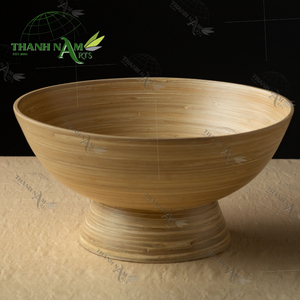 Frutero de Bambú Natural Personalizado OEM, Estilo Clásico, Vajilla Desechable, Capacidad de 10L, para Cocina Ecológica, Exhibición y Fiestas - Product Image 1