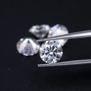 Zuanfa verdadeiro moissanite diamante passagem testador de diamante cor d certificado moissanite solto gema