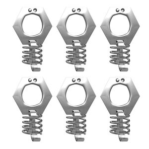 Lot de 2 serrures à came en acier inoxydable argenté pour chauffe-eau, fixation et loquet de porte pour camping-car et <span class=keywords><strong>caravane</strong></span> - Product Image 5