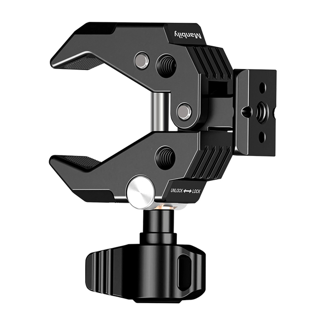 Manbily Multi-Function Heavy-duty Super Clamp Mount Crab Clamp for Photography Accessories