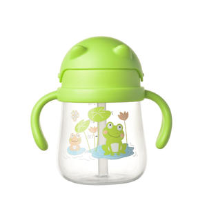 Gobelet à paille anti-fuite pour enfants, revêtement anti-corrosion, écologique, compatible lave-vaisselle, pour l'<span class=keywords><strong>apprentissage</strong></span> de la boisson des bébés - Product Image 2