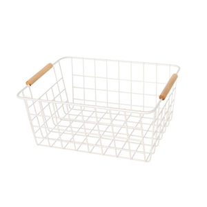 Giỏ dây tiện ích để tổ chức với tay cầm-Giỏ lưu trữ dây mở cho phòng đựng thức ăn nhà bếp, tủ, tủ quần áo và kệ nhà để xe - Product Image 1