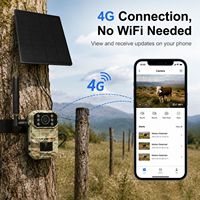 Cámara Remota A8 para Senderismo, 4G LTE, Sensor CMOS, Video 4MP 2K, Infrarrojos de 940nm, Visión Nocturna, Disparo de 0.5s, IP65, Alimentada por Batería