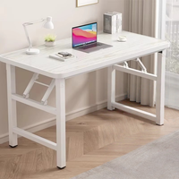 Mesa de Comedor Rectangular Plegable, Moderna y Lujosa, Mueble de Oficina para el Hogar, Escritorio Esquinero para Trabajo, Conferencias, Computadora y Estudio