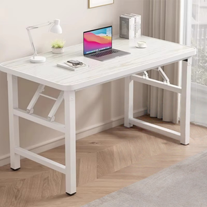 Tavolo <span class=keywords><strong>da</strong></span> Pranzo Rettangolare Pieghevole, Scrivania Angolare Moderna e Lussuosa per <span class=keywords><strong>Casa</strong></span> e Ufficio, Ideale per Conferenze, Computer e Studio - Product Image 3