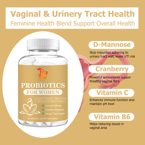 Compléments alimentaires naturels à base de plantes OEM ODM avec canneberge et vitamine C pour une meilleure absorption des nutriments, capsules de probiotiques - Product Image 4