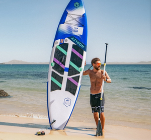 กระดานยืนพาย AZTRON NOVA ขนาดกะทัดรัด คุณภาพสูง ทนทาน กระดานซัพแบบพองลม พับเก็บได้ - Product Image 2