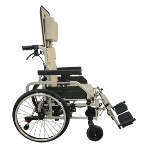 <span class=keywords><strong>Fauteuil</strong></span> <span class=keywords><strong>roulant</strong></span> multifonctionnel <span class=keywords><strong>haut</strong></span> <span class=keywords><strong>de</strong></span> <span class=keywords><strong>gamme</strong></span>, portable, avec dossier <span class=keywords><strong>haut</strong></span>, en aluminium - Product Image 5