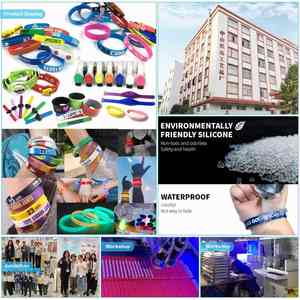 Cheap New Bracelets Silicone Wrist Bands Wristband Bracelets for Festival Custom Logo Silicone Bracelet Unisex BANGLES Silicon - Product Image 6