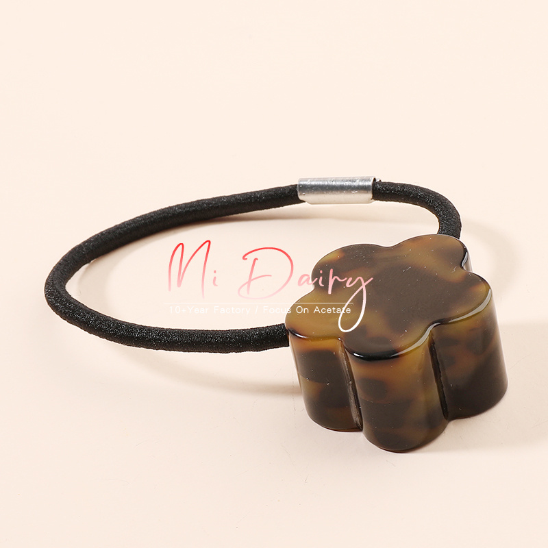 Новинка, ацетатная повязка на голову для девушек Mi Dairy, Красивая повязка для волос с цветами, повязка для волос для конского хвоста для женщин и девочек 220905