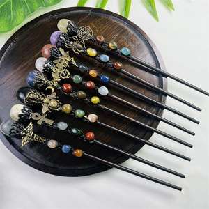 Hot <span class=keywords><strong>Sale</strong></span> DIY Tumble Hand craft Kristall Zauberstäbe Kies Rosenquarz Handwerk Heils teine Cosplay Zauberer Zauberstab für Kinder Geschenk - Product Image 1