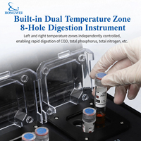 Analyseur de qualité de l'eau portable multiparamètres, spectrophotomètre pour la mesure du DCO, de l'ammoniac, du pH, de l'OD et des métaux lourds