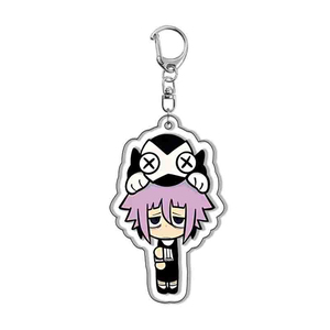 Porte-clés en acrylique Anime Soul <span class=keywords><strong>Eater</strong></span> <span class=keywords><strong>Death</strong></span> the Kid, 20e anniversaire, style Goth Y2K, pendentif pour sac à dos, décoration, cadeau pour fans de cosplay et collection - Product Image 4
