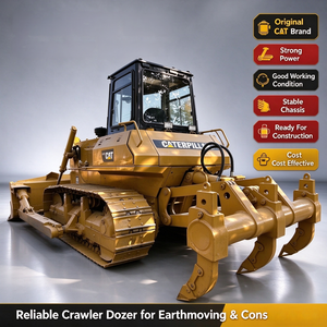 มีสินค้าในสต็อก ปี 2020 สำหรับรถดันดิน D7G มือสอง ยี่ห้อ Caterpillar พร้อมบุ้งกี๋ขุดขนาด 4.2 เมตร ความจุ 28 ตัน น้ำหนักใช้งาน 150 กิโลวัตต์ - Product Image 1