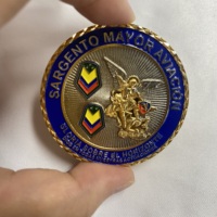 Grabado láser personalizado oro plata cobre Moneda de Metal 30mm a 50mm monedas de recuerdo de desafío en blanco