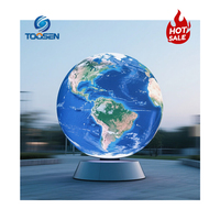 Écran LED sphérique géant personnalisé pour extérieur P5 P4, mur vidéo LED, étanche IP65, écran LED à pas fin, globe LED Pantalla