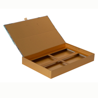 Emballage de luxe personnalisé de haute qualité pour chocolat et sucre, boîte rigide écologique et recyclable avec impression dorée et couvercle pliable pour