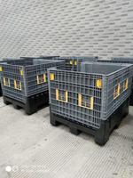 Boîte à palettes en plastique recyclable de style de maille d'industrie de HUADING pliable et imperméable