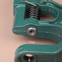 Machine à presser manuelle pour œillets métalliques ronds, outil de pose de boutons, outil de ponçage pour œillets de chaussures et vêtements