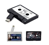 Clé USB en forme de cassette audio 16 Go personnalisable avec logo – Vente en gros à prix réduit