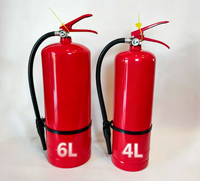 Extincteur à eau 4L 6L, équipement portable de lutte contre l'incendie ABC pour la maison, le bureau, l'entrepôt